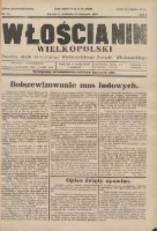 Włościanin Wielkopolski: naczelny organ Zawodowego Wielkopolskiego Związku Włościańskiego 1929.11.24 R.1 Nr45