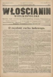 Włościanin Wielkopolski: naczelny organ Zawodowego Wielkopolskiego Związku Włościańskiego 1929.12.22 R.1 Nr53