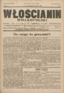 Włościanin Wielkopolski: naczelny organ Zawodowego Wielkopolskiego Związku Włościańskiego 1930.03.09 R.2 Nr20