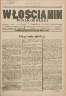 Włościanin Wielkopolski: naczelny organ Zawodowego Wielkopolskiego Związku Włościańskiego 1930.03.12 R.2 Nr21