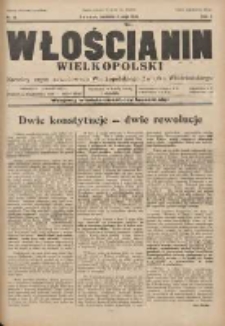 Włościanin Wielkopolski: naczelny organ Zawodowego Wielkopolskiego Związku Włościańskiego 1930.05.04 R.2 Nr35
