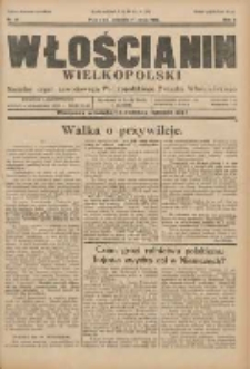 Włościanin Wielkopolski: naczelny organ Zawodowego Wielkopolskiego Związku Włościańskiego 1930.05.11 R.2 Nr37