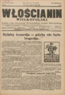 Włościanin Wielkopolski: naczelny organ Zawodowego Wielkopolskiego Związku Włościańskiego 1930.05.21 R.2 Nr40