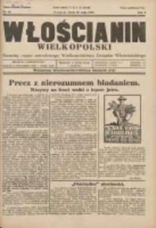 Włościanin Wielkopolski: naczelny organ Zawodowego Wielkopolskiego Związku Włościańskiego 1930.05.28 R.2 Nr42