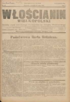 Włościanin Wielkopolski: naczelny organ Zawodowego Wielkopolskiego Związku Włościańskiego 1930.04.28 R.2 Nr43