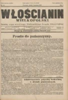 Włościanin Wielkopolski: naczelny organ Zawodowego Wielkopolskiego Związku Włościańskiego 1930.06.04 R.2 Nr44