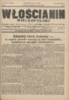 Włościanin Wielkopolski: naczelny organ Zawodowego Wielkopolskiego Związku Włościańskiego 1930.06.08 R.2 Nr45