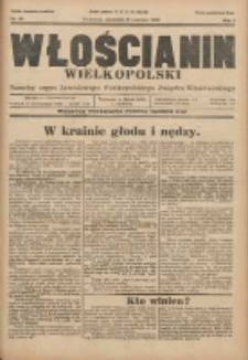 Włościanin Wielkopolski: naczelny organ Zawodowego Wielkopolskiego Związku Włościańskiego 1930.06.15 R.2 Nr46