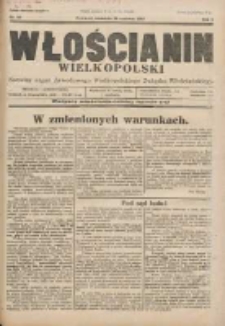 Włościanin Wielkopolski: naczelny organ Zawodowego Wielkopolskiego Związku Włościańskiego 1930.06.29 R.2 Nr50