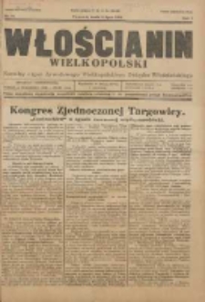 Włościanin Wielkopolski: naczelny organ Zawodowego Wielkopolskiego Związku Włościańskiego 1930.07.02 R.2 Nr51