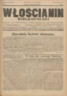 Włościanin Wielkopolski: naczelny organ Zawodowego Wielkopolskiego Związku Włościańskiego 1930.07.09 R.2 Nr53