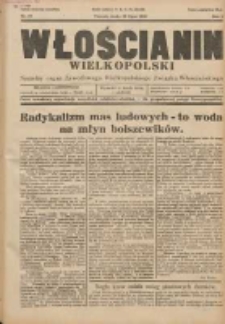 Włościanin Wielkopolski: naczelny organ Zawodowego Wielkopolskiego Związku Włościańskiego 1930.07.23 R.2 Nr57