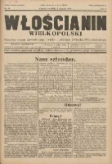 Włościanin Wielkopolski: naczelny organ Zawodowego Wielkopolskiego Związku Włościańskiego 1930.08.03 R.2 Nr60