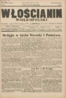 Włościanin Wielkopolski: naczelny organ Zawodowego Wielkopolskiego Związku Włościańskiego 1930.08.20 R.2 Nr65