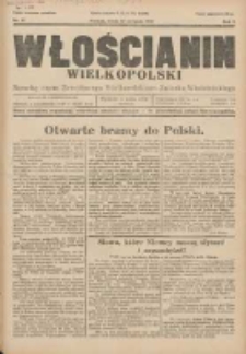 Włościanin Wielkopolski: naczelny organ Zawodowego Wielkopolskiego Związku Włościańskiego 1930.08.27 R.2 Nr67