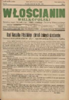 Włościanin Wielkopolski: naczelny organ Zawodowego Wielkopolskiego Związku Włościańskiego 1930.09.17 R.2 Nr73