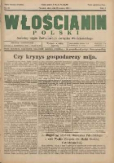 Włościanin Polski: naczelny organ Zawodowego Związku Włościańskiego 1931.03.29 R.3 Nr13