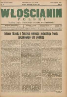 Włościanin Polski: naczelny organ Zawodowego Związku Włościańskiego 1931.05.24 R.3 Nr21