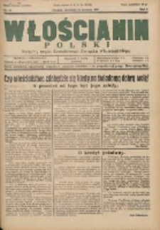 Włościanin Polski: naczelny organ Zawodowego Związku Włościańskiego 1931.06.14 R.3 Nr24