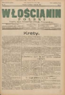Włościanin Polski: naczelny organ Zawodowego Związku Włościańskiego 1931.08.02 R.3 Nr31