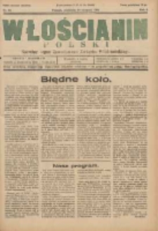 Włościanin Polski: naczelny organ Zawodowego Związku Włościańskiego 1931.08.30 R.3 Nr35