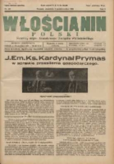 Włościanin Polski: naczelny organ Zawodowego Związku Włościańskiego 1931.10.04 R.3 Nr40