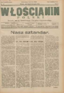 Włościanin Polski: naczelny organ Zawodowego Związku Włościańskiegoj 1931.11.15 R.3 Nr46