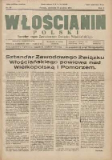 Włościanin Polski: naczelny organ Zawodowego Związku Włościańskiego 1931.12.13 R.3 Nr50