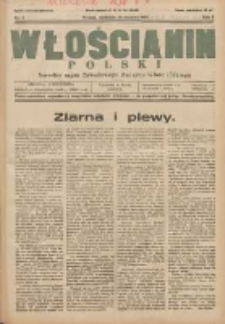 Włościanin Polski: naczelny organ Zawodowego Związku Włościańskiego 1932.01.24 R.4 Nr4