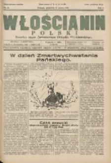 Włościanin Polski: naczelny organ Zawodowego Związku Włościańskiego 1932.03.27 R.4 Nr13