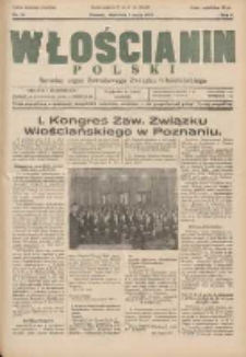 Włościanin Polski: naczelny organ Zawodowego Związku Włościańskiego 1932.05.01 R.4 Nr18