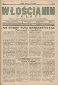 Włościanin Polski: naczelny organ Zawodowego Związku Włościańskiego 1932.05.22 R.4 Nr21