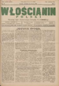 Włościanin Polski: naczelny organ Zawodowego Związku Włościańskiego 1932.06.12 R.4 Nr24