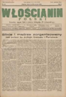 Włościanin Polski: naczelny organ Zawodowego Związku Włościańskiego 1932.06.26 R.4 Nr26