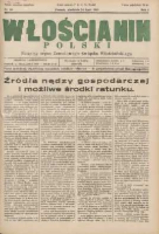 Włościanin Polski: naczelny organ Zawodowego Związku Włościańskiego 1932.07.24 R.4 Nr30