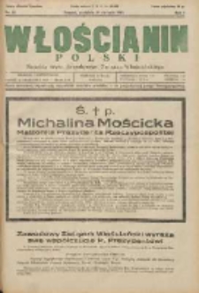 Włościanin Polski: naczelny organ Zawodowego Związku Włościańskiego 1932.08.28 R.4 Nr35