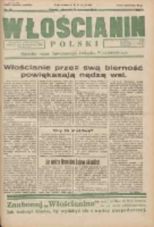 Włościanin Polski: naczelny organ Zawodowego Związku Włościańskiego 1932.09.25 R.4 Nr39