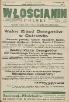 Włościanin Polski: naczelny organ Zawodowego Związku Włościańskiego 1932.10.02 R.4 Nr40