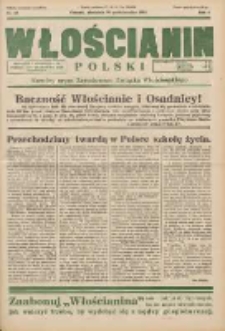 Włościanin Polski: naczelny organ Zawodowego Związku Włościańskiego 1932.10.30 R.4 Nr44