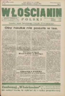 Włościanin Polski: naczelny organ Zawodowego Związku Włościańskiego 1932.11.06 R.4 Nr45
