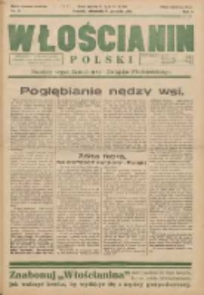 Włościanin Polski: naczelny organ Zawodowego Związku Włościańskiego 1932.12.17 R.4 Nr51