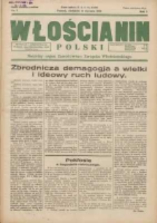 Włościanin Polski: naczelny organ Zawodowego Związku Włościańskiego 1933.01.15 R.5 Nr3