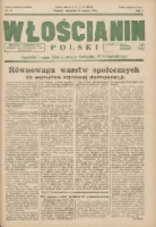 Włościanin Polski: naczelny organ Zawodowego Związku Włościańskiego 1933.03.12 R.5 Nr11