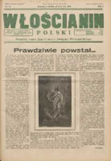 Włościanin Polski: naczelny organ Zawodowego Związku Włościańskiego 1933.04.16 R.5 Nr16