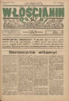Włościanin Polski: naczelny organ Zawodowego Związku Włościańskiego 1933.05.21 R.5 Nr21