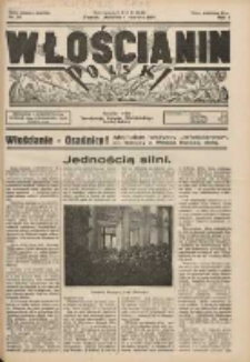 Włościanin Polski: naczelny organ Zawodowego Związku Włościańskiego 1933.06.04 R.5 Nr23