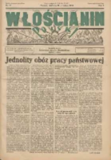 Włościanin Polski: naczelny organ Zawodowego Związku Włościańskiego 1933.09.10 R.5 Nr37
