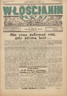 Włościanin Polski: naczelny organ Zawodowego Związku Włościańskiego 1933.09.17 R.5 Nr38