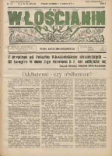 Włościanin Polski: organ polityczno-gospodarczy 1934.09.02 R.6 Nr27