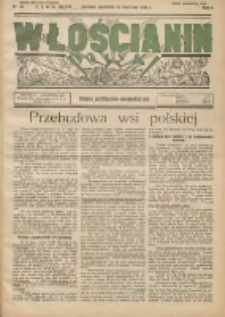 Włościanin Polski: organ polityczno-gospodarczy 1934.09.23 R.6 Nr30